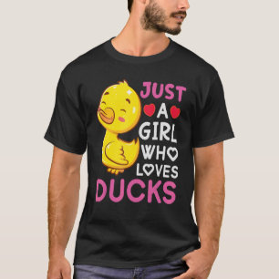 Camiseta Chica ama patos Ducks Designs