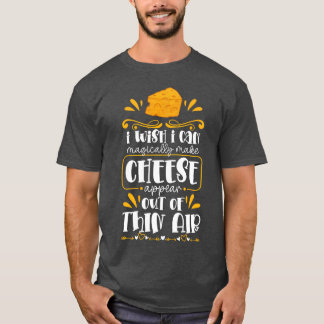 Camiseta Chica amante del queso comida foodie yogur