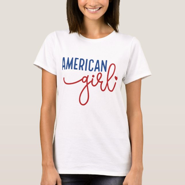 Camiseta Chica Americana (Anverso)