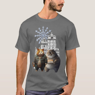 Camiseta chica amigo del gato
