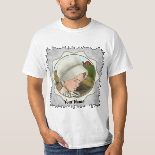 Camiseta Chica Amish Bonnet (Anverso)
