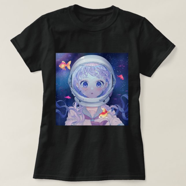 Camiseta Chica animalista Kawaii Otaku japonés estético (Diseño del anverso)