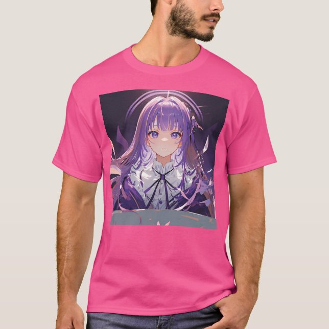 Camiseta Chica_Anime-9 violento (Anverso)