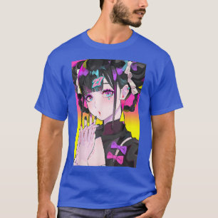 Camiseta Chica anime a la estética japonesa Anime Tee Otaku