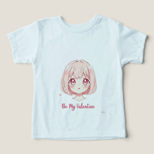 Camiseta - Chica Anime Adorable - Sé Mi San Valent