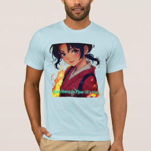 Camiseta Chica Anime – Concepto de Personaje con Estética S