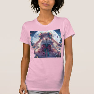 Camiseta Chica Anime Flor Luna Hada