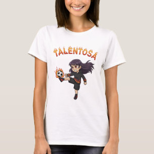 Camiseta Chica Anime Futbolera “Talentosa”