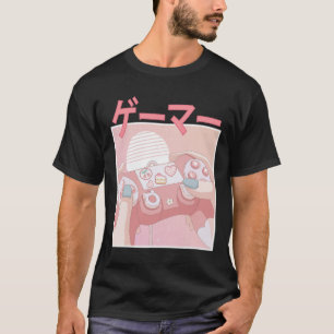Camiseta Chica Anime Kawaii Juego de video lindo a mujeres