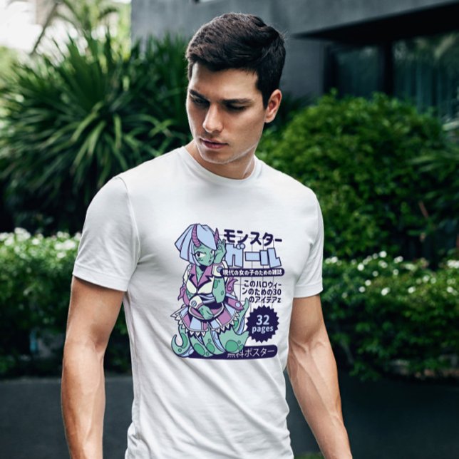 Camiseta Chica Anime Monster (Subido por el creador)