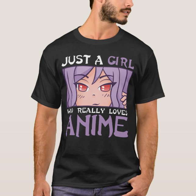 Camiseta Chica anime Otaku Niños japoneses fanáticos del ma (Anverso)