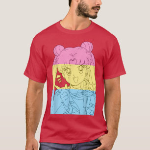 Camiseta Chica Anime Panseual Orgullo Panseual Bandera LGBT