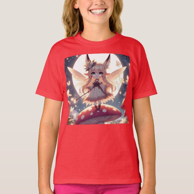 Camiseta Chica anime Pixie Hippie Moon Fairy (Anverso)
