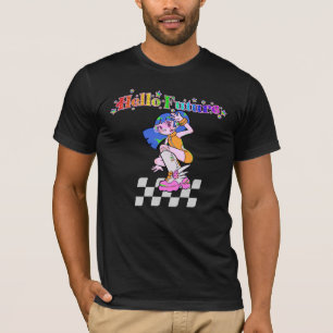 Camiseta Chica Anime Y2K Hola Futuro