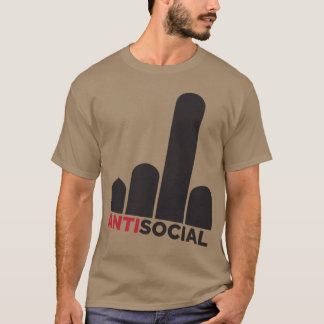 Camiseta Chica antisocial