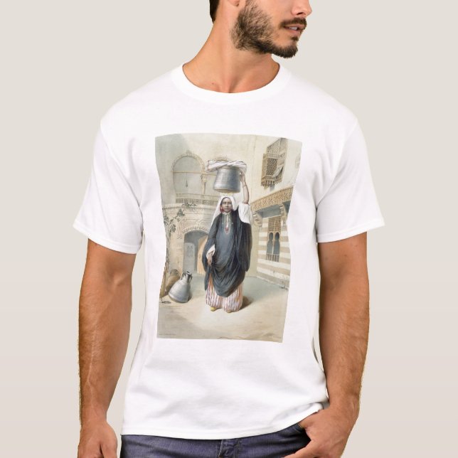 Camiseta Chica árabe joven que vuelve del Hammam en El (Anverso)