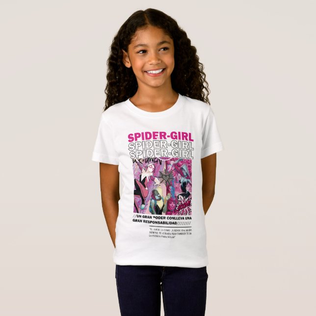 Camiseta chica araña (Anverso completo)