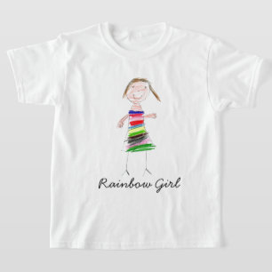 Camiseta Chica arcoiris