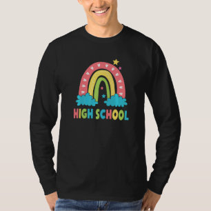 Camiseta Chica arcoiris de secundaria de clase secundaria d