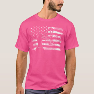 Camiseta Chica Arquero De Bandera Estadounidense Arquea Arq