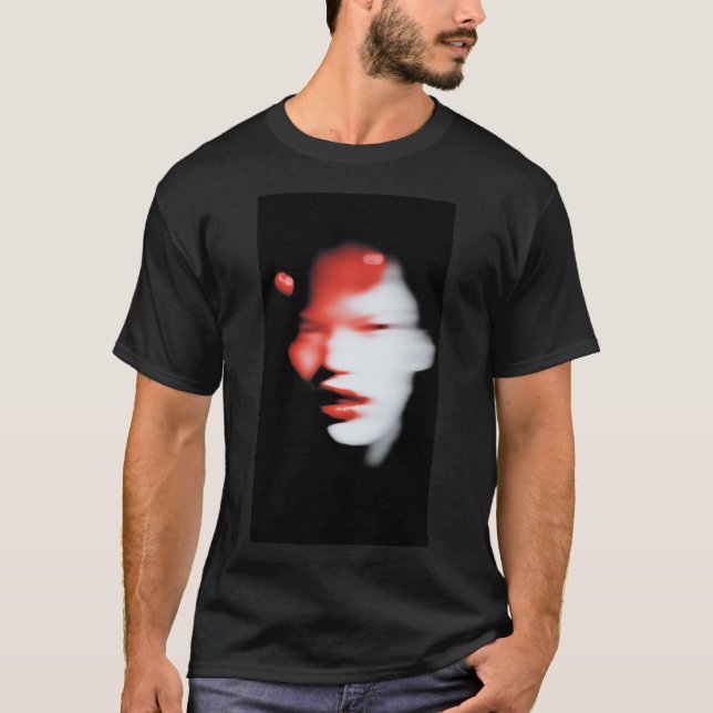 Camiseta Chica asiática borrosa (Anverso)