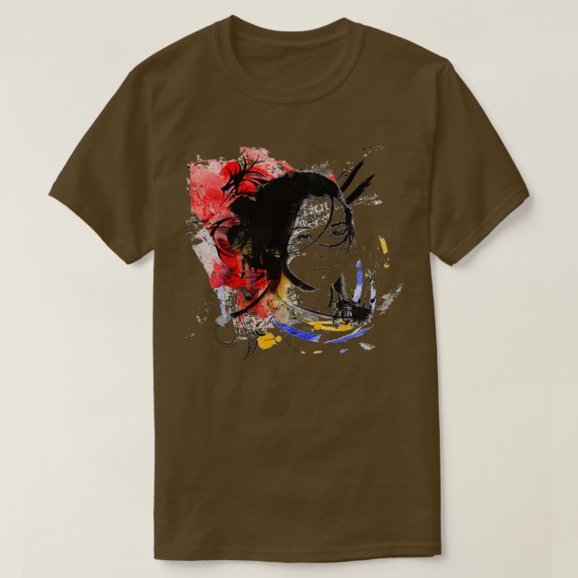 Camiseta Chica asiático (Diseño del anverso)