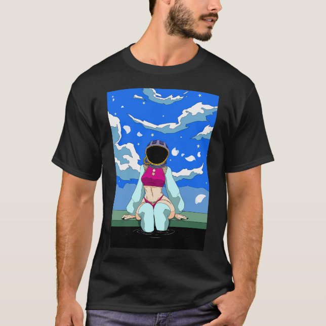Camiseta Chica astronauta (Anverso)