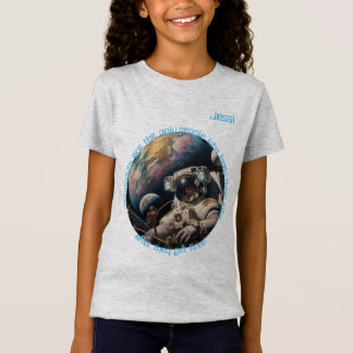 Camiseta Chica astronauta
