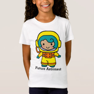 Camiseta Chica Astronauta del Futuro en Traje Espacial