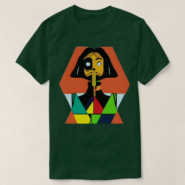 Camiseta chica aterrador (Diseño del anverso)