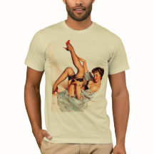 Chica atractivo modelo retro