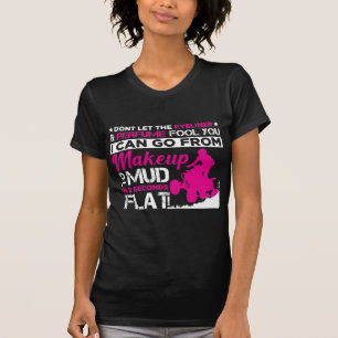 Camiseta Chica ATV maquillaje para vehículos fuera de carre