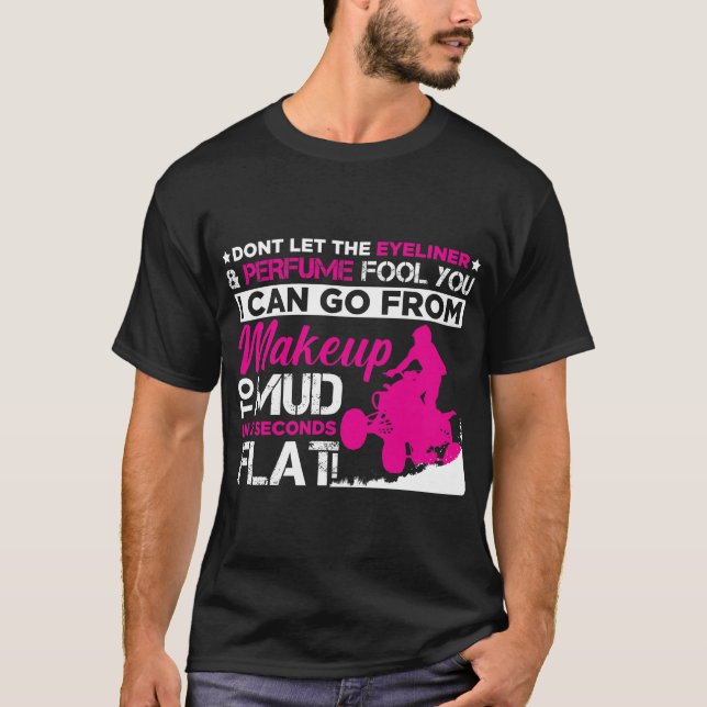 Camiseta Chica ATV maquillaje para vehículos fuera de carre (Anverso)