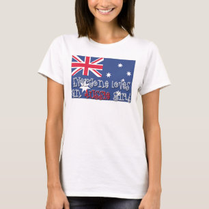 Camiseta Chica australiano