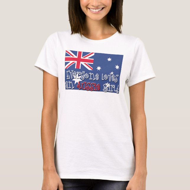 Camiseta Chica australiano (Anverso)