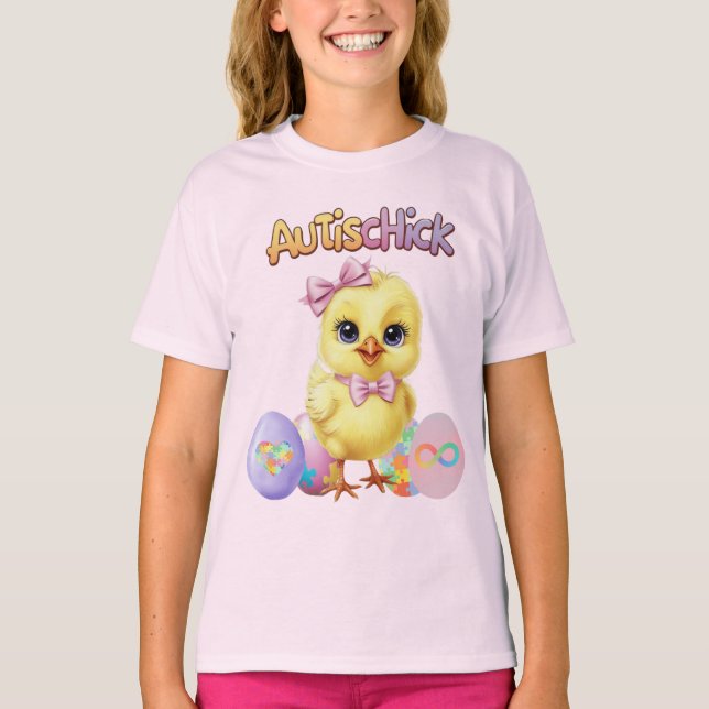 Camiseta Chica AutisChick (Anverso)