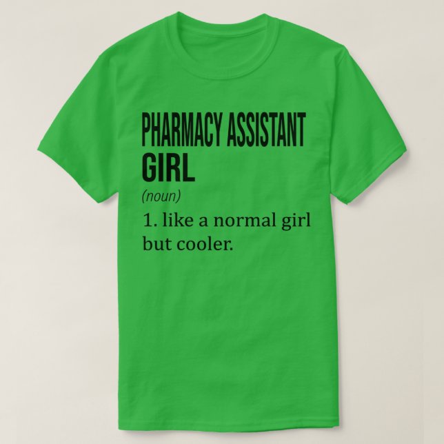 Camiseta CHICA AYUDANTE FARMACÉUTICO Como Un Chica Normal P (Diseño del anverso)