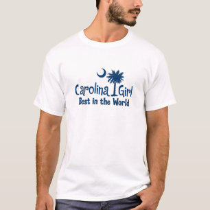 Camiseta Chica azul de Carolina mejor del mundo