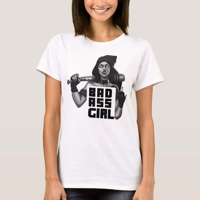 Camiseta Chica Badass (Anverso)