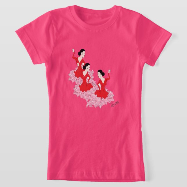 Camiseta chica : Bailarín español (Distribución)