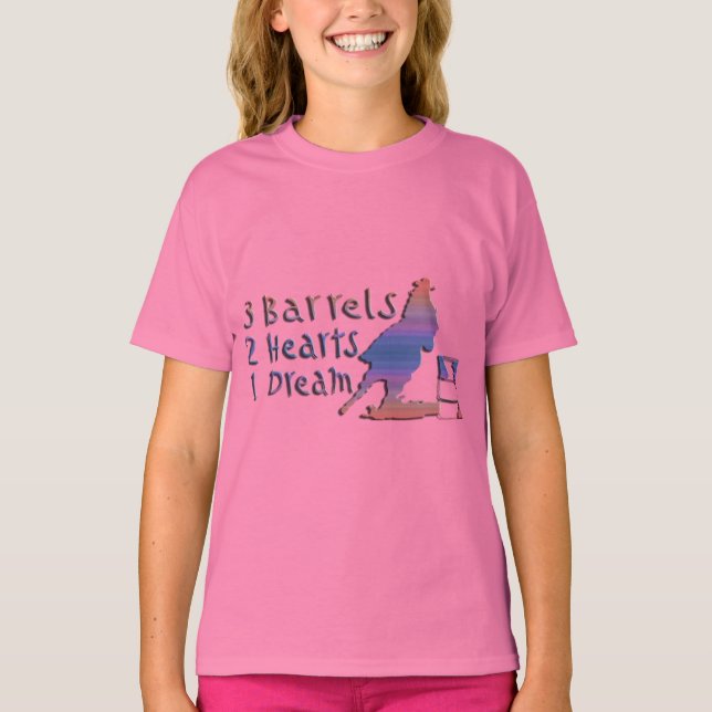CAMISETA CHICA BARREL CARRERAS (Anverso)