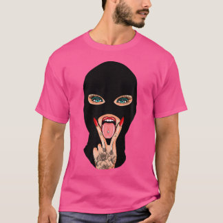 Camiseta Chica Bebé Baklava Máscara Mujeres Hip Hop Gangste