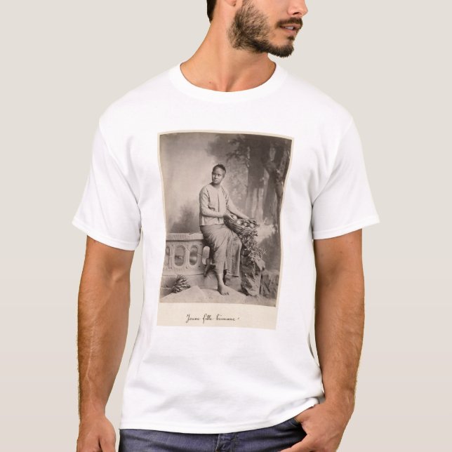Camiseta Chica birmano joven, c.1880 (Anverso)