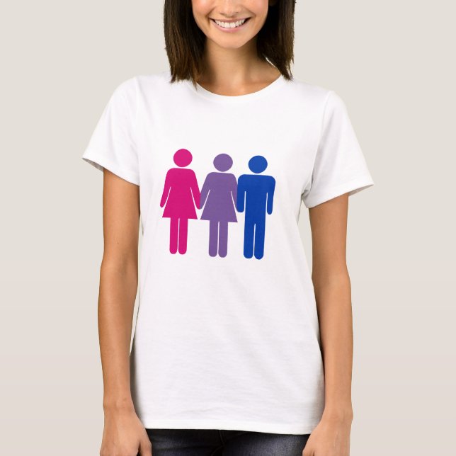 Camiseta Chica bisexual (Anverso)