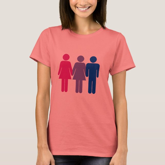 Camiseta Chica bisexual (Anverso)