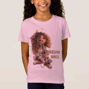 Camiseta Chica Boho Alma Soñadora - Sentada Soñadora 