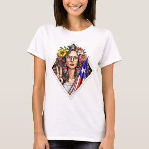 Camiseta Chica Boricua Puerto Rico