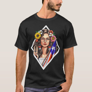 Camiseta Chica Boricua Puerto Rico