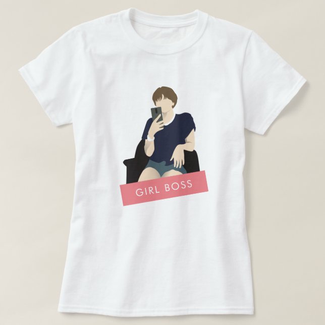 Camiseta Chica Boss Selfie (Diseño del anverso)