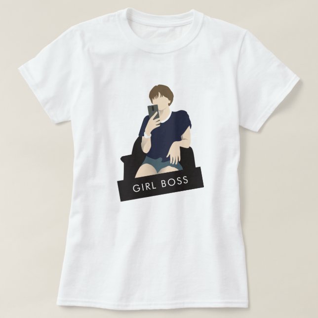 Camiseta Chica Boss Selfie (Diseño del anverso)